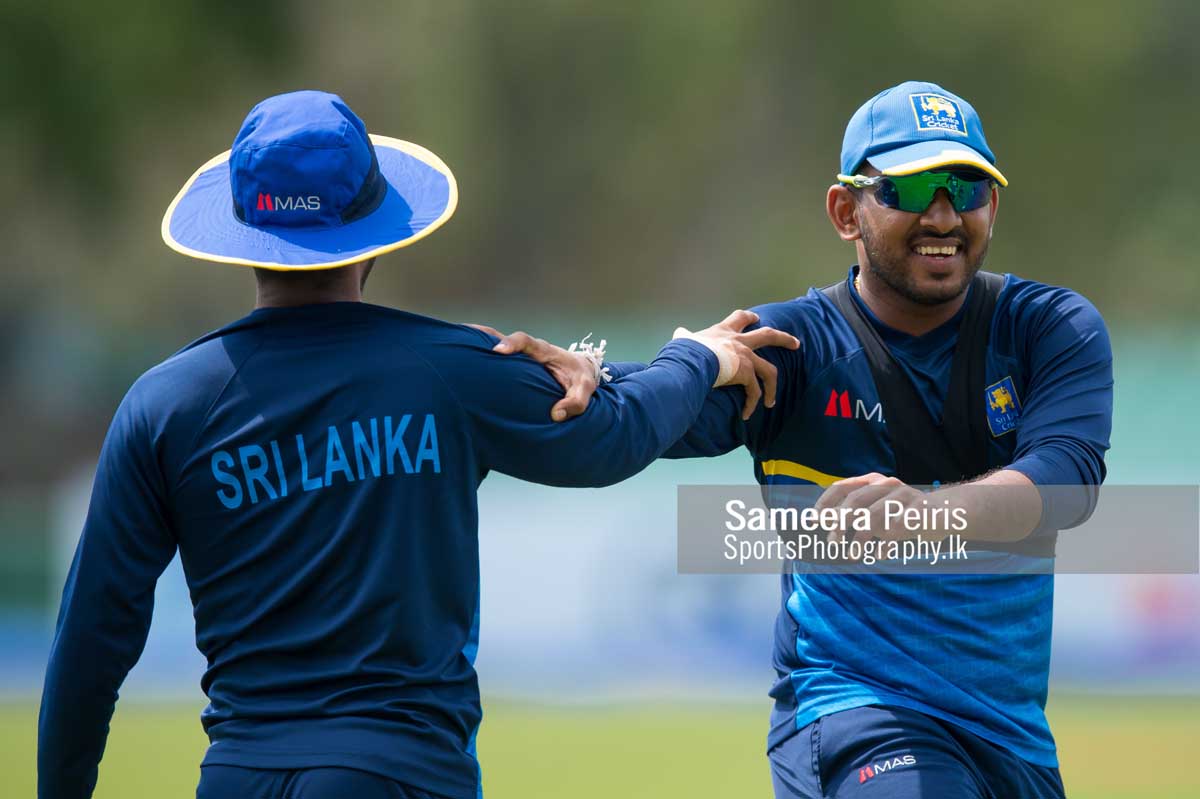 Sri Lanka Team Practices ahead of 2nd match