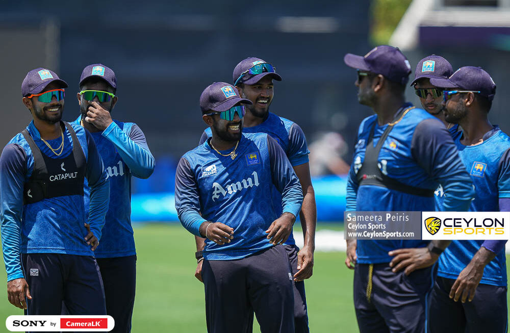 Photo | Sri Lanka Practices ahead of the 3rd match against Nepal